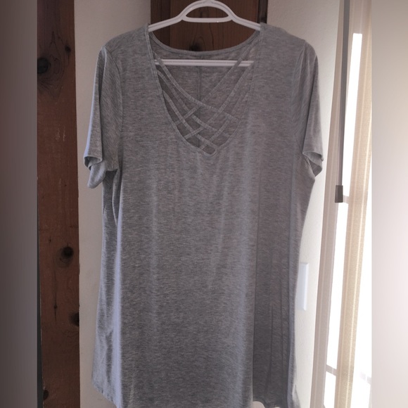 Tops - 2x strappy tunic tee